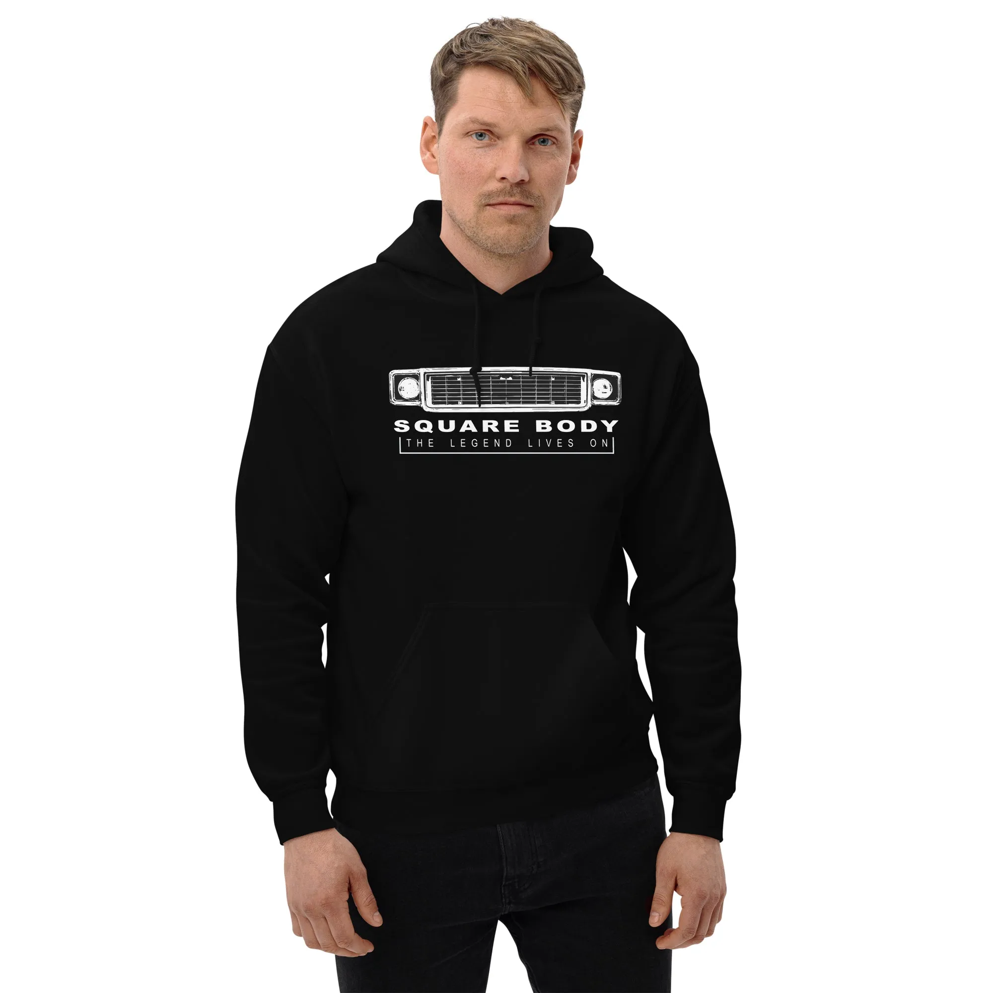 70s Square Body The Legend Lives On Hoodie Sweatshirt