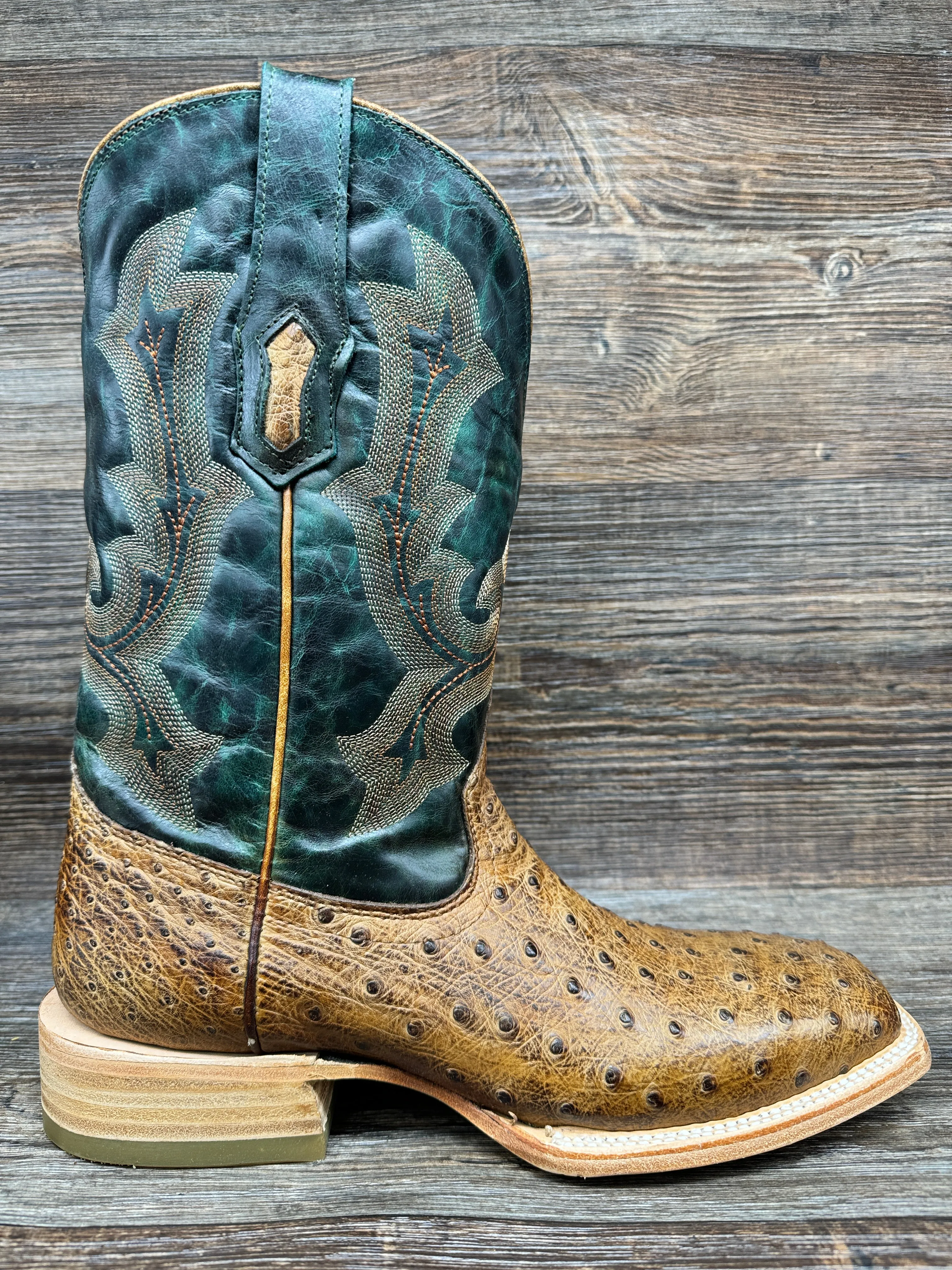 A4533 Men's Square Toe Full Quill Ostrich Western Boots by Corral