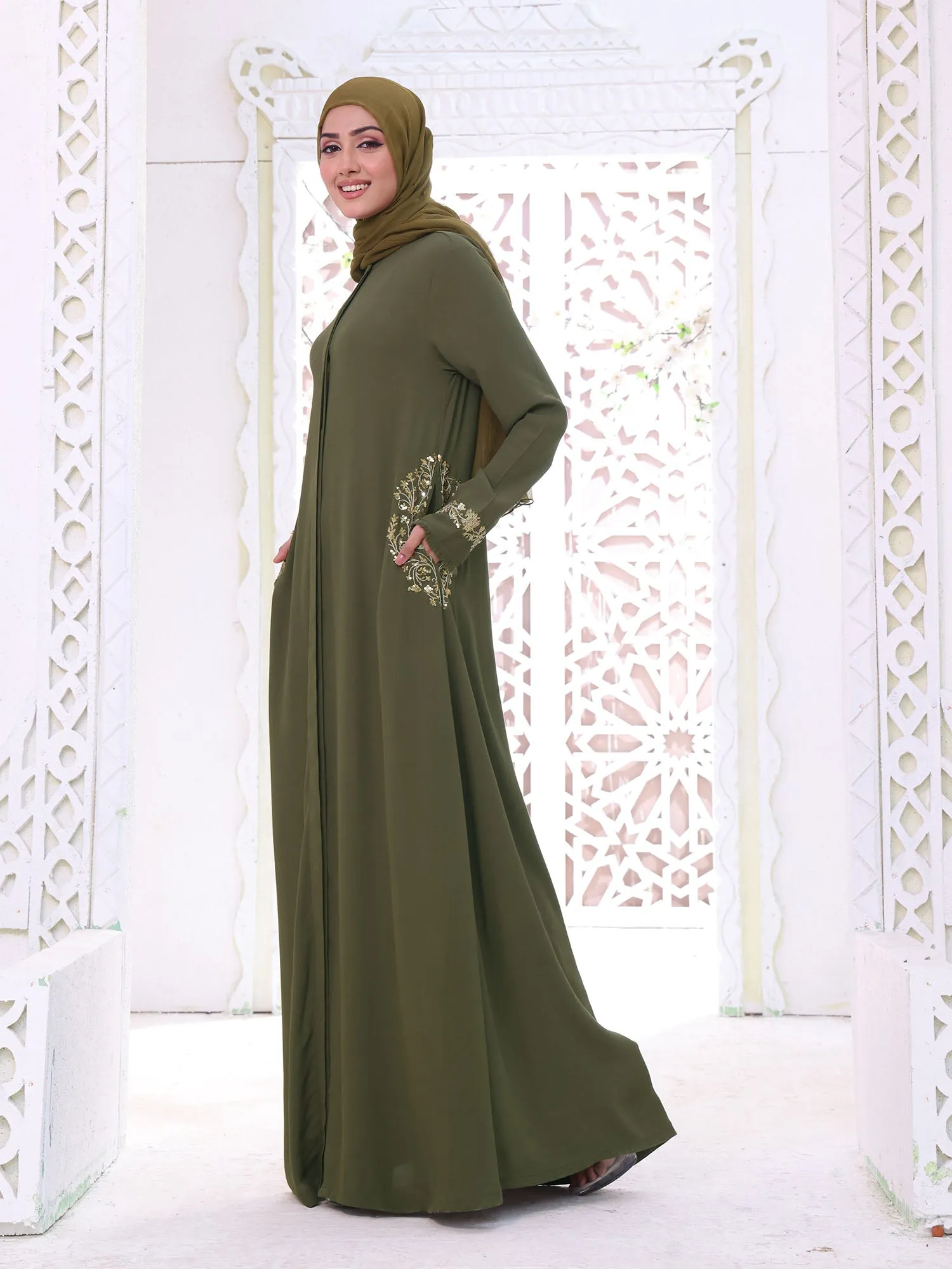 Abaya Malika Olive