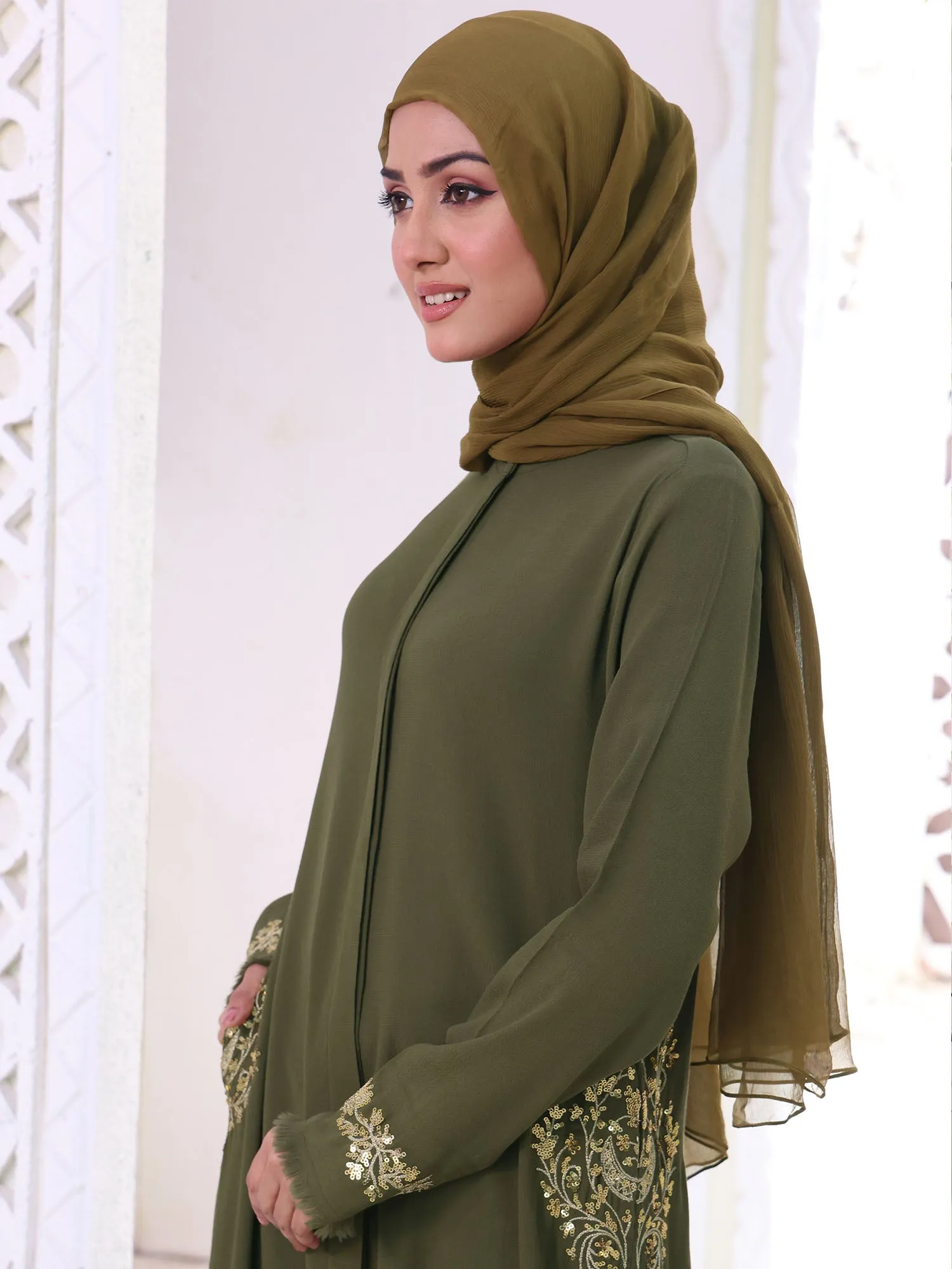 Abaya Malika Olive