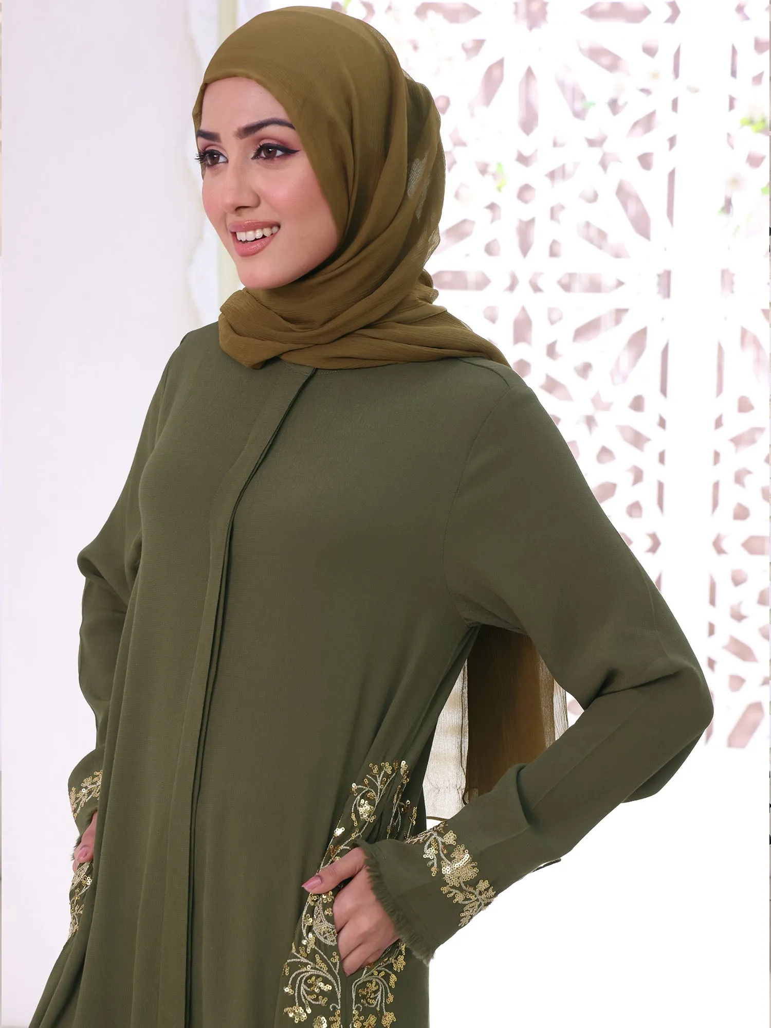 Abaya Malika Olive