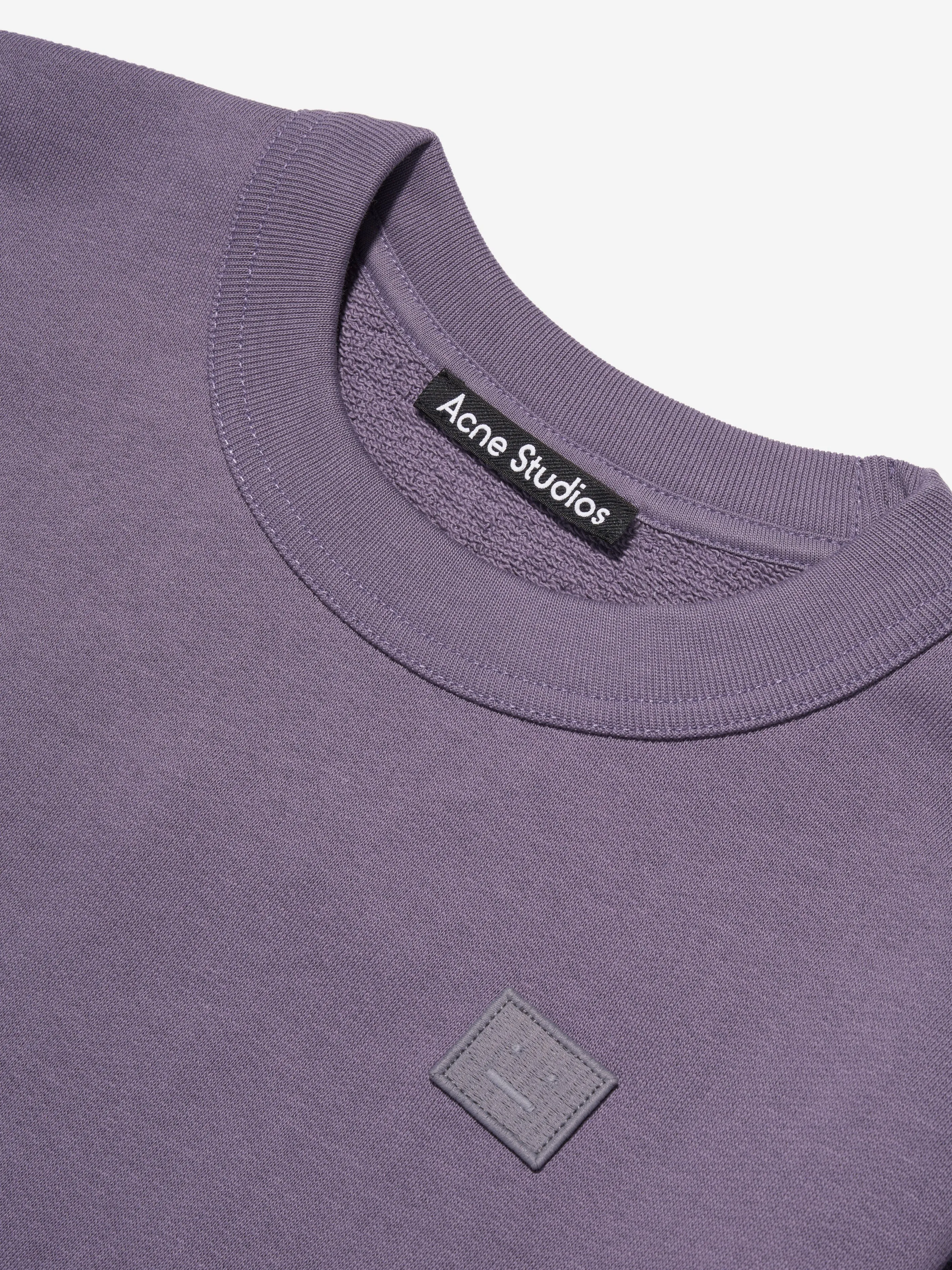 Acne Studios Kids Mini Fairah Face Sweatshirt in Purple