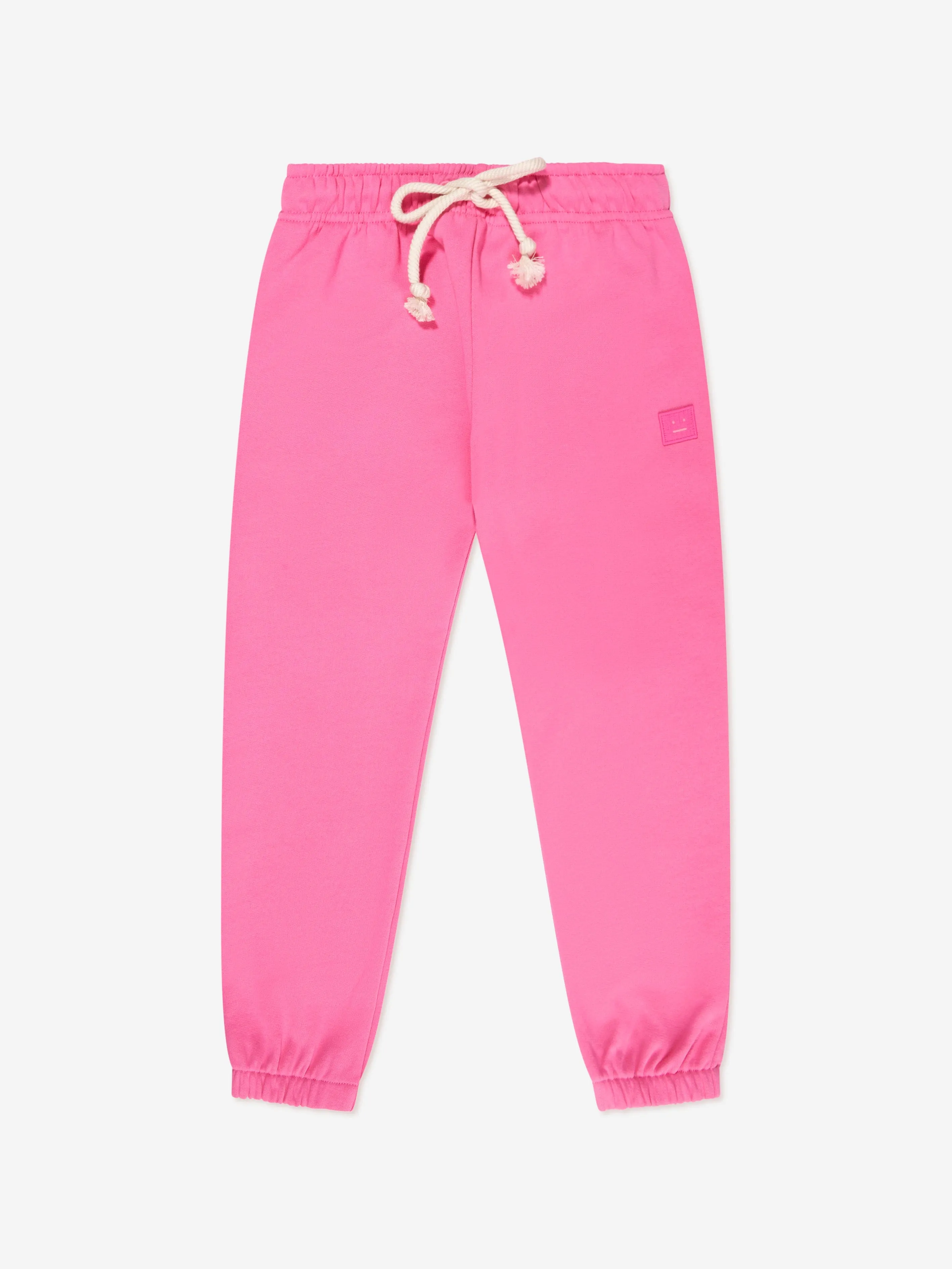 Acne Studios Kids Mini Frack X Face Joggers in Pink