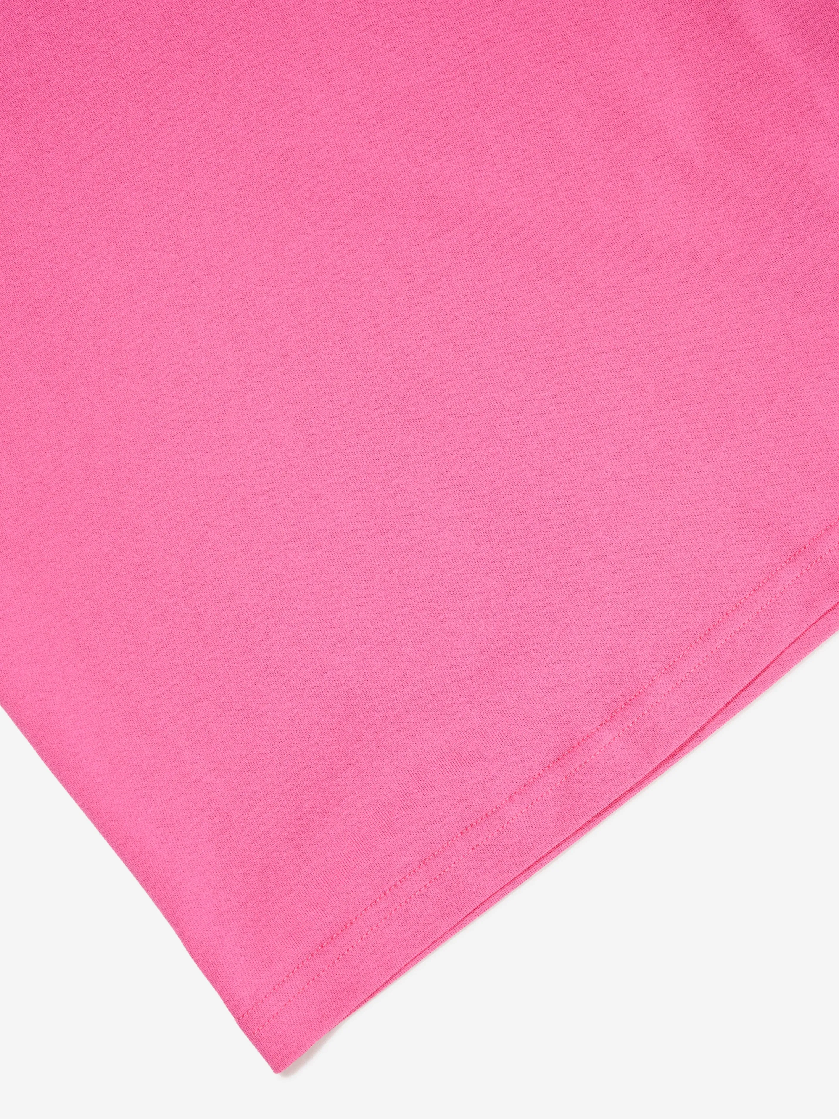 Acne Studios Kids Mini Nash Face T-Shirt in Pink