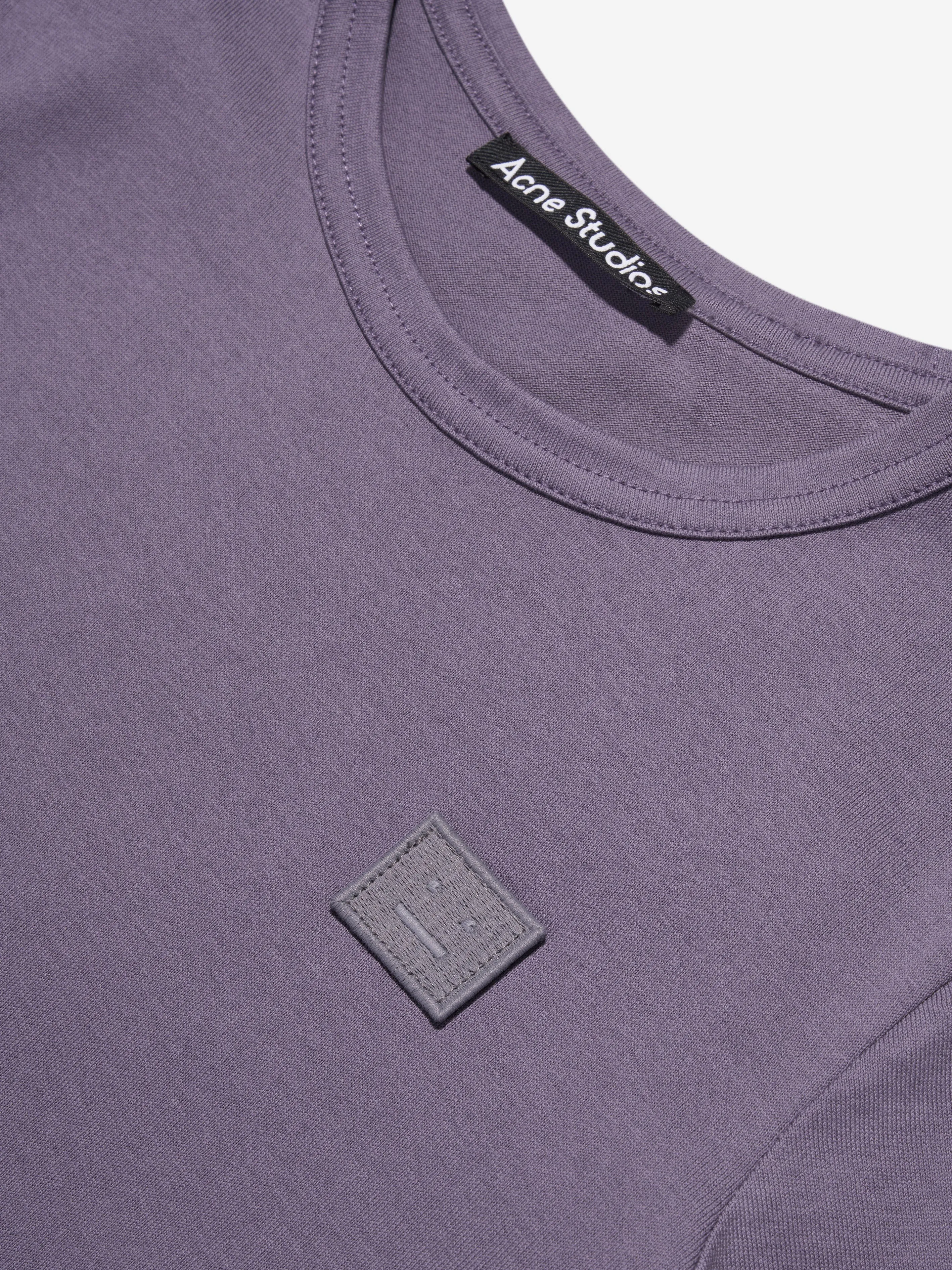 Acne Studios Kids Mini Nash Face T-Shirt in Purple