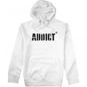 Addict Mens Stencil Logo Hoodie