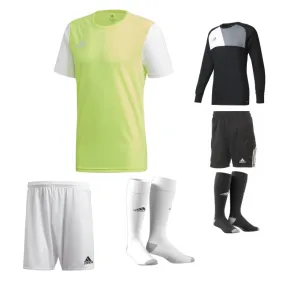 ADIDAS ESTRO 19 SS KIT BUNDLE SOLAR YELLOW