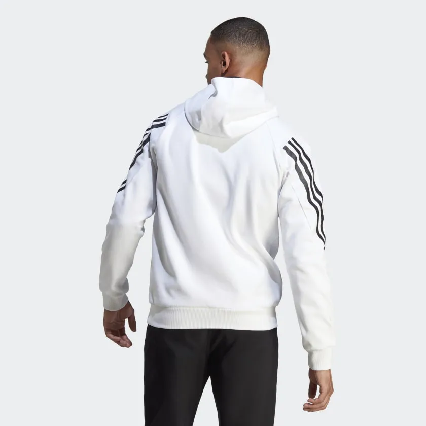 Adidas Future Icons 3-Stripes Hoodie - Mens - White