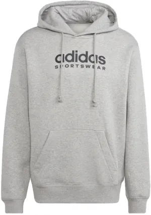 Adidas Mens All SZN Graphic Hoodie Medium Grey Heather