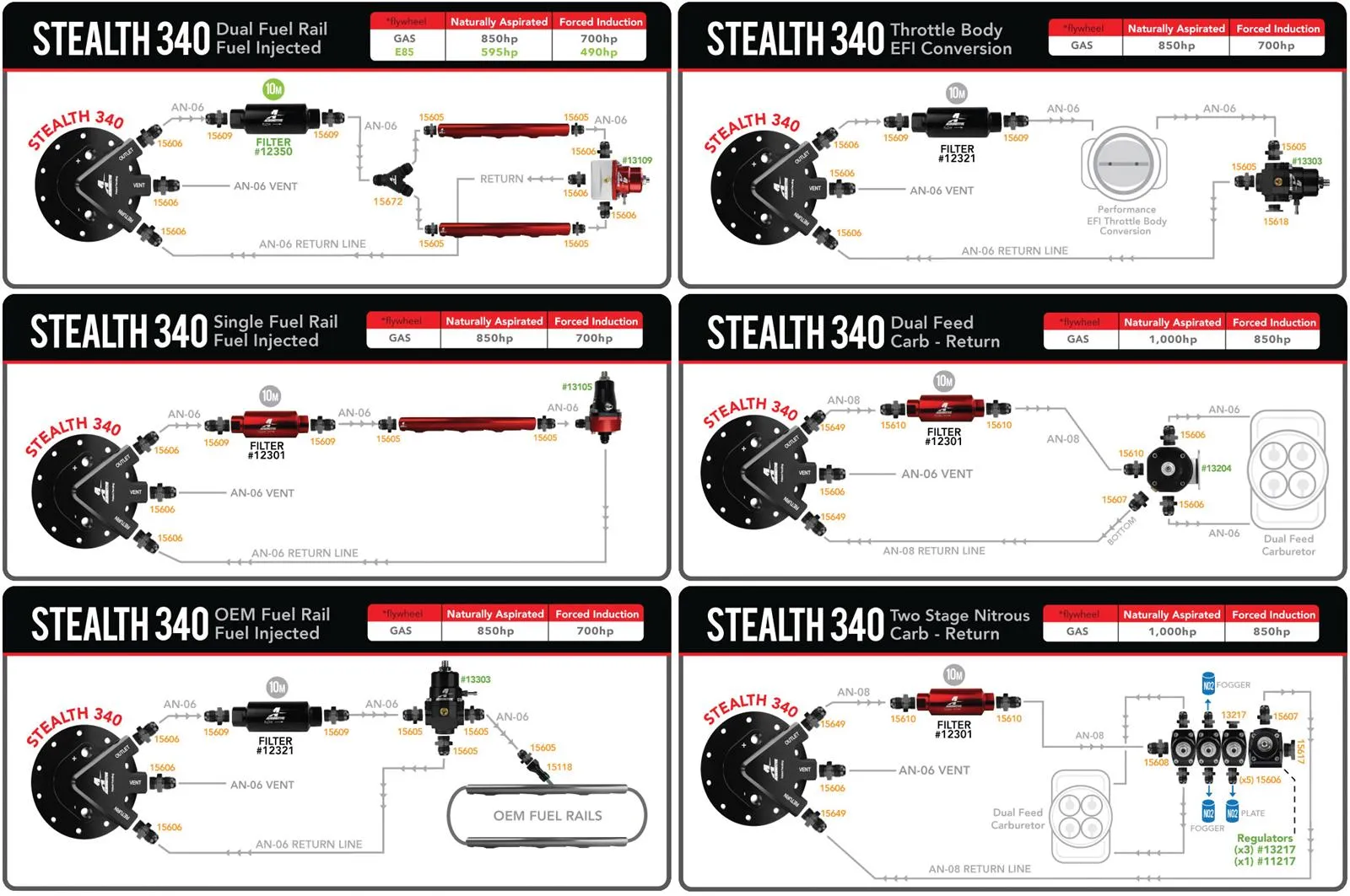 Aeromotive 340 Stealth Fuel Tanks 18304