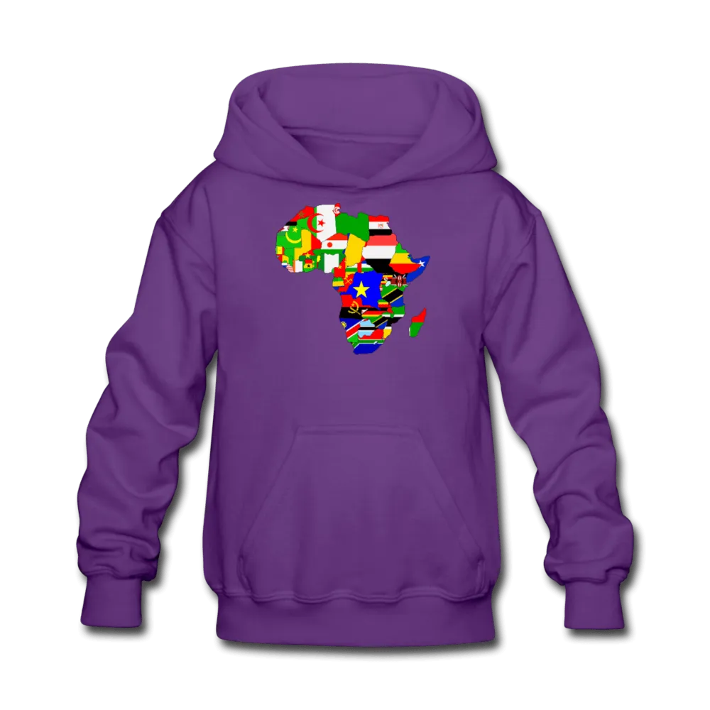 African Flags Kids' Hoodie