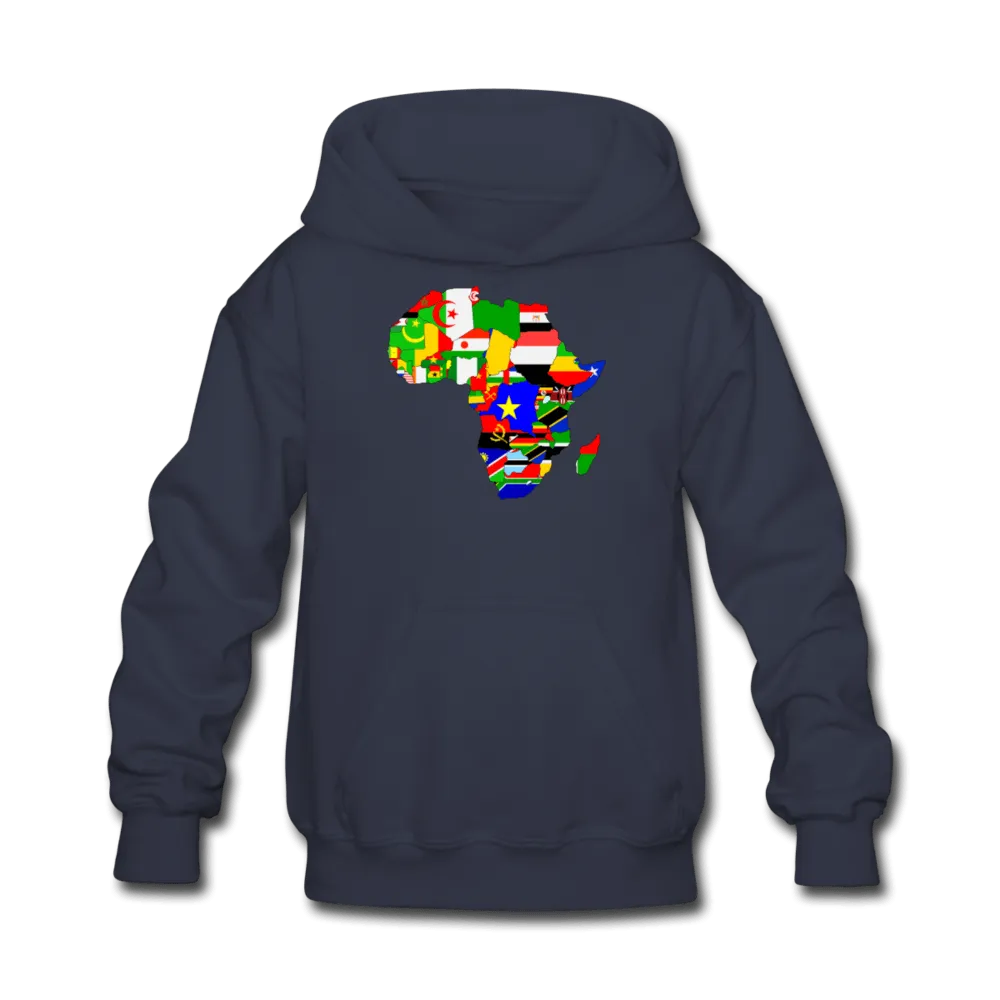 African Flags Kids' Hoodie