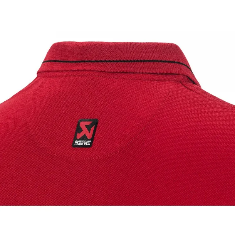 AKRAPOVIC 802148 Polo Corpo Red Men 2XL