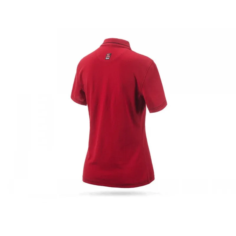 AKRAPOVIC 802155 Polo Corpo Red Women 2XL