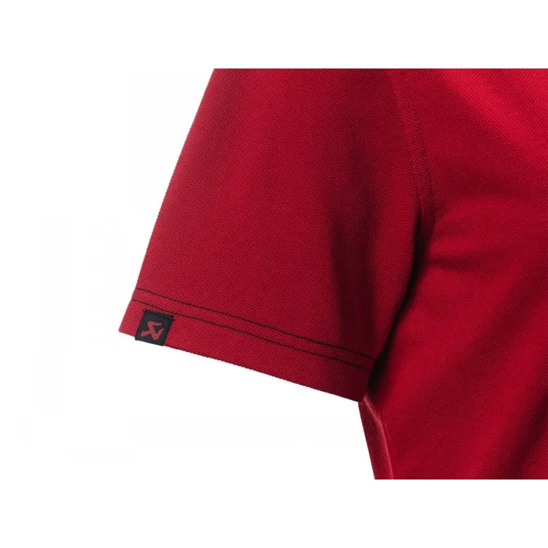 AKRAPOVIC 802155 Polo Corpo Red Women 2XL