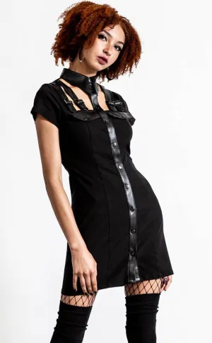 All Attitude Cut Out Dress | Black