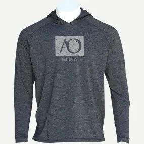 Anguilla Hoodie AO Graphic - Black Heather