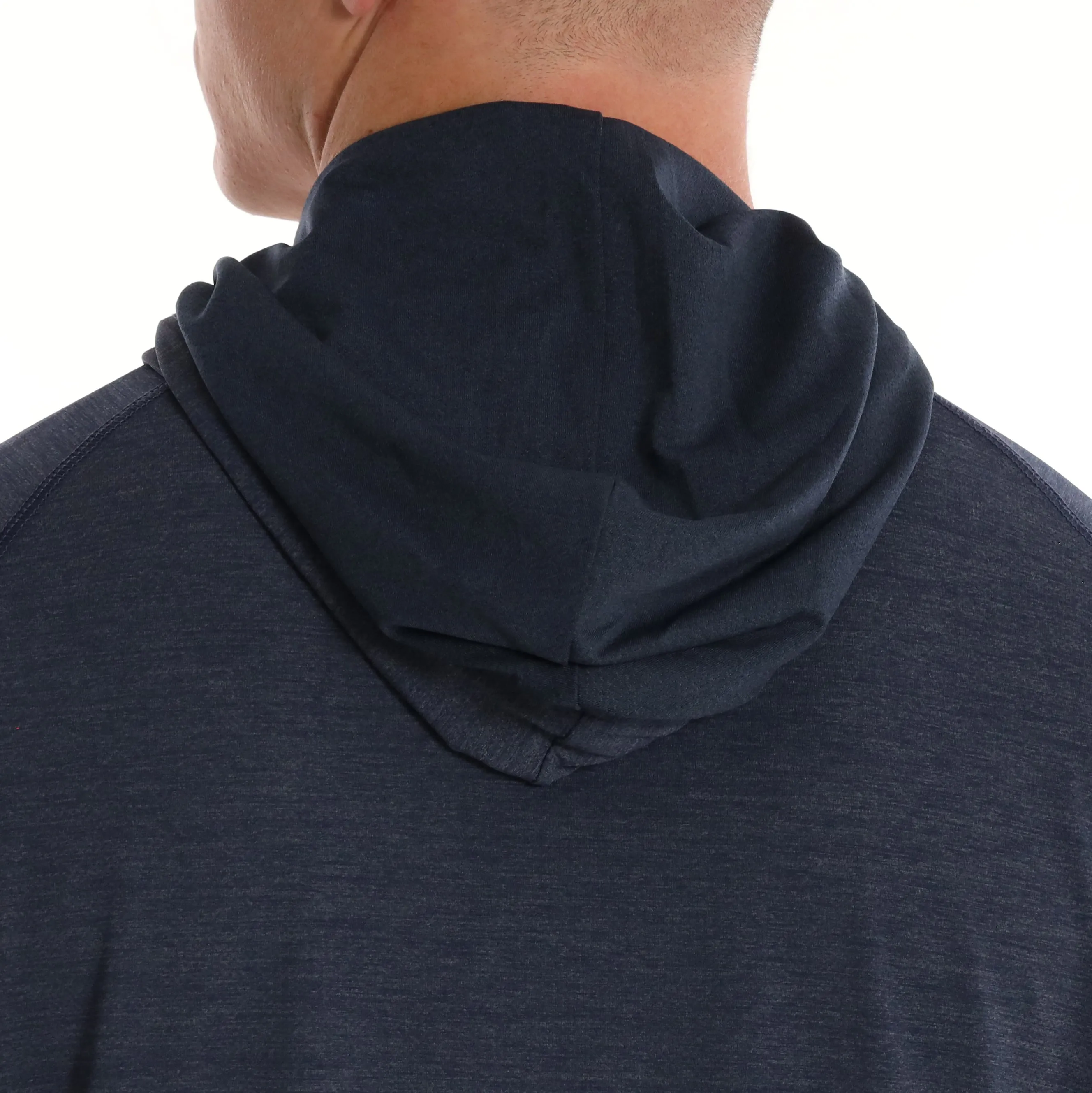 Anguilla Hoodie AO Graphic - Navy Heather