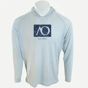 Anguilla Hoodie AO Graphic - Steel Heather