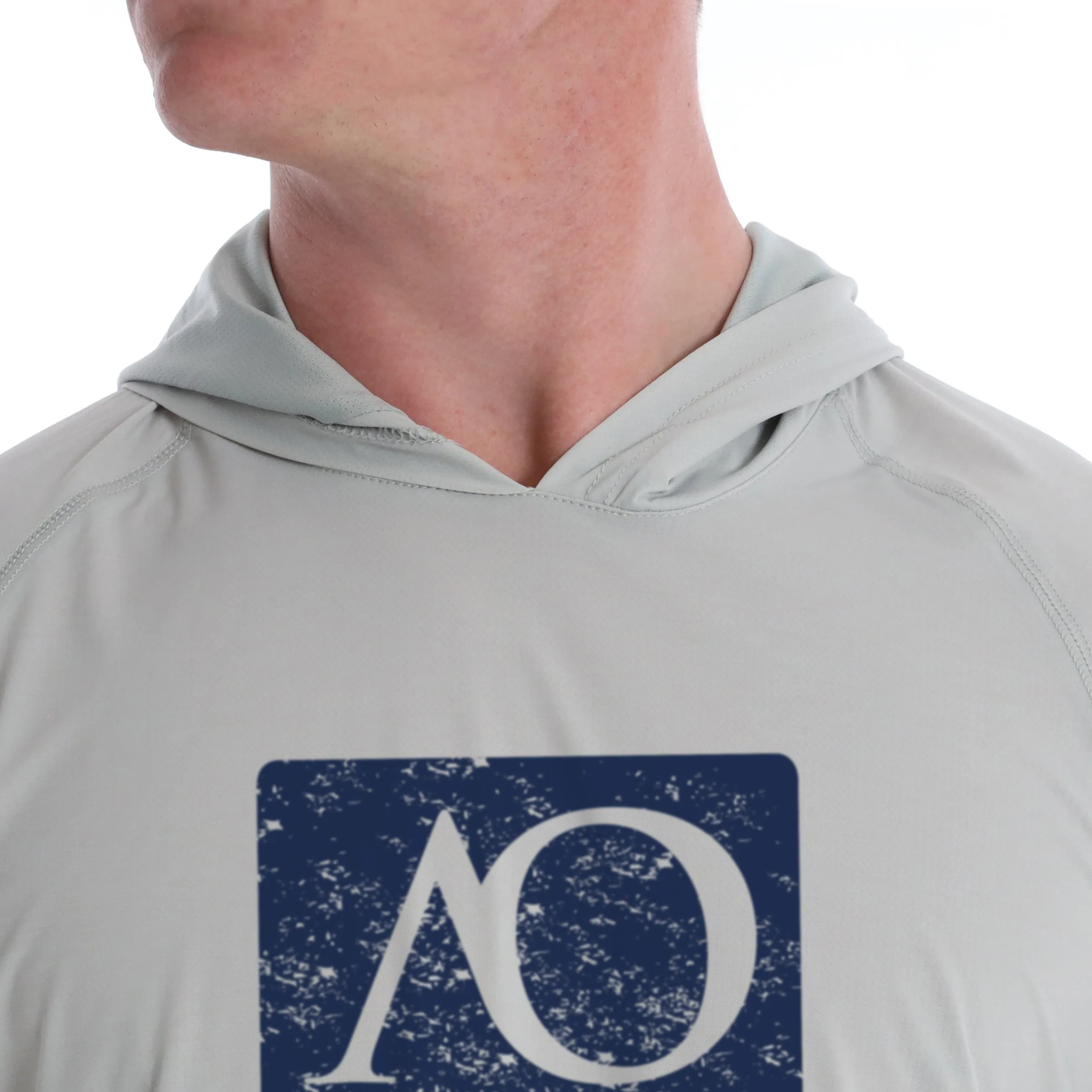 Anguilla Hoodie AO Graphic - Steel Heather