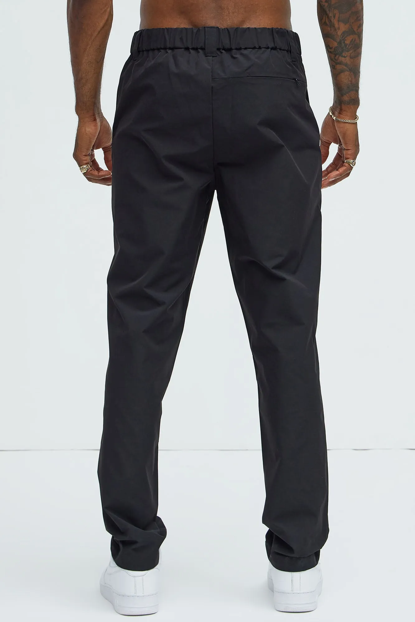 Ansel Hybrid Slim Commuter Pants - Black