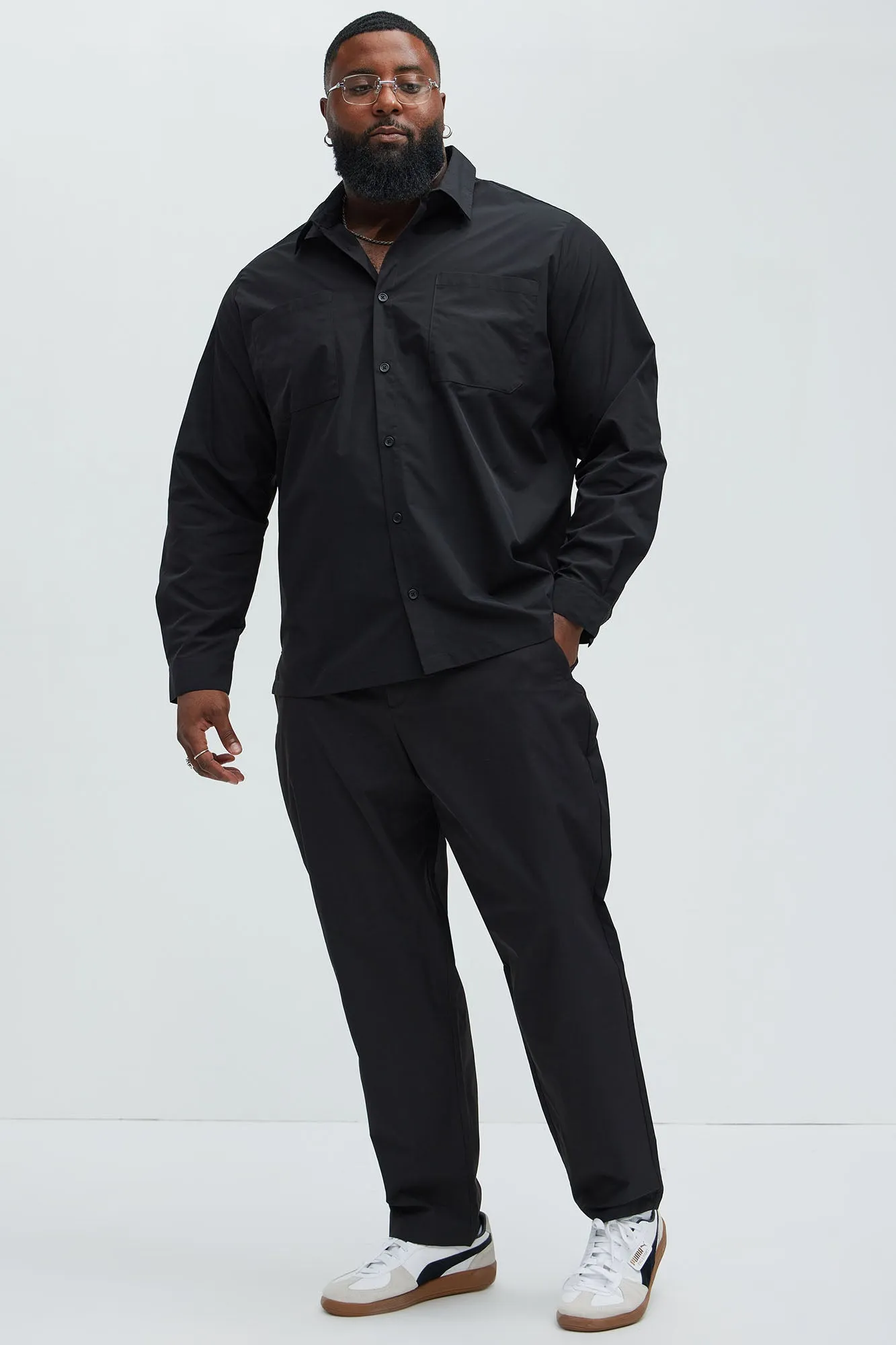 Ansel Hybrid Slim Commuter Pants - Black