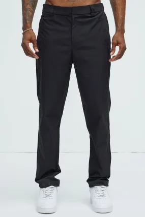 Ansel Hybrid Slim Commuter Pants - Black