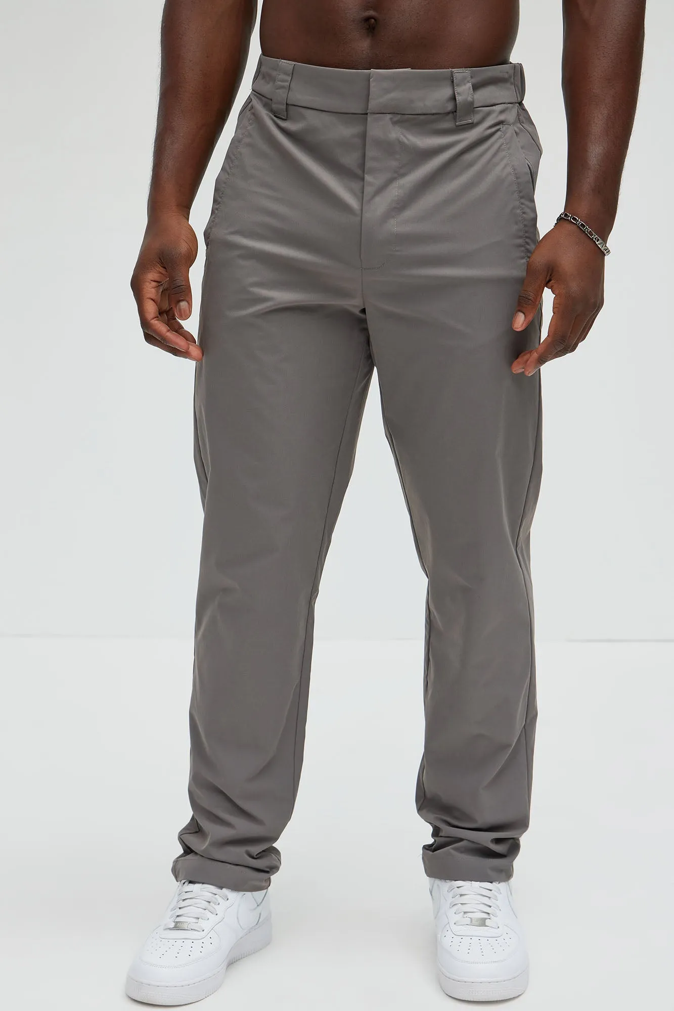 Ansel Hybrid Slim Commuter Pants - Charcoal