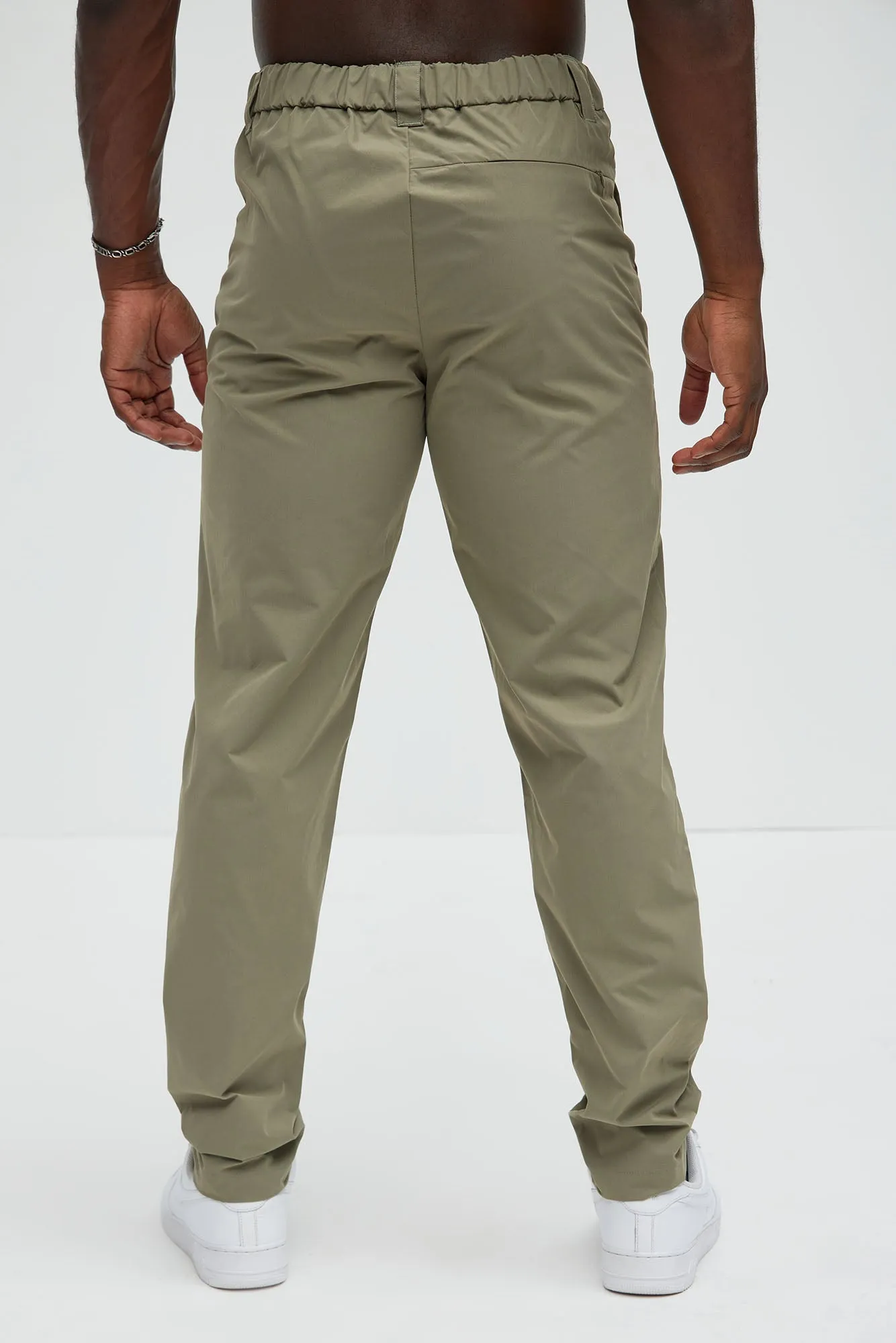 Ansel Hybrid Slim Commuter Pants - Olive