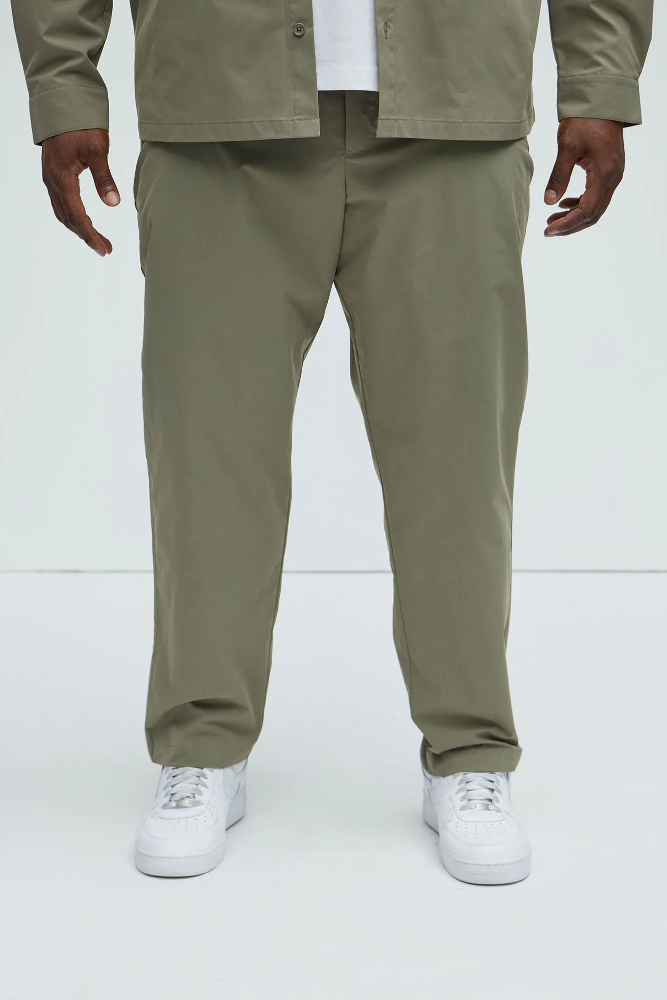 Ansel Hybrid Slim Commuter Pants - Olive