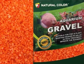 Aquarium Fish Tank Orange Gravel 4 - 6mm 5kg