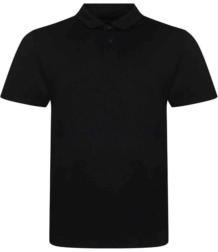 AWDis Tri-Blend Polo Shirt | Solid Black