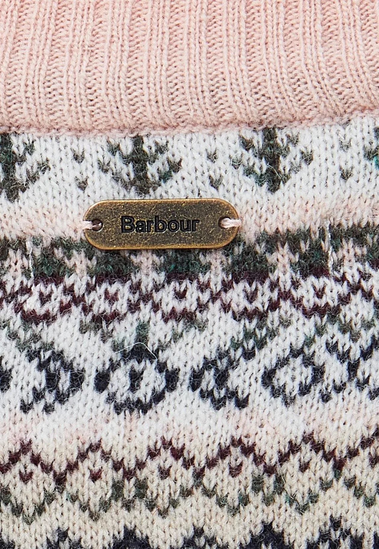 Barbour Knitwear the new Peak sweater in Multi LKN1424MI11