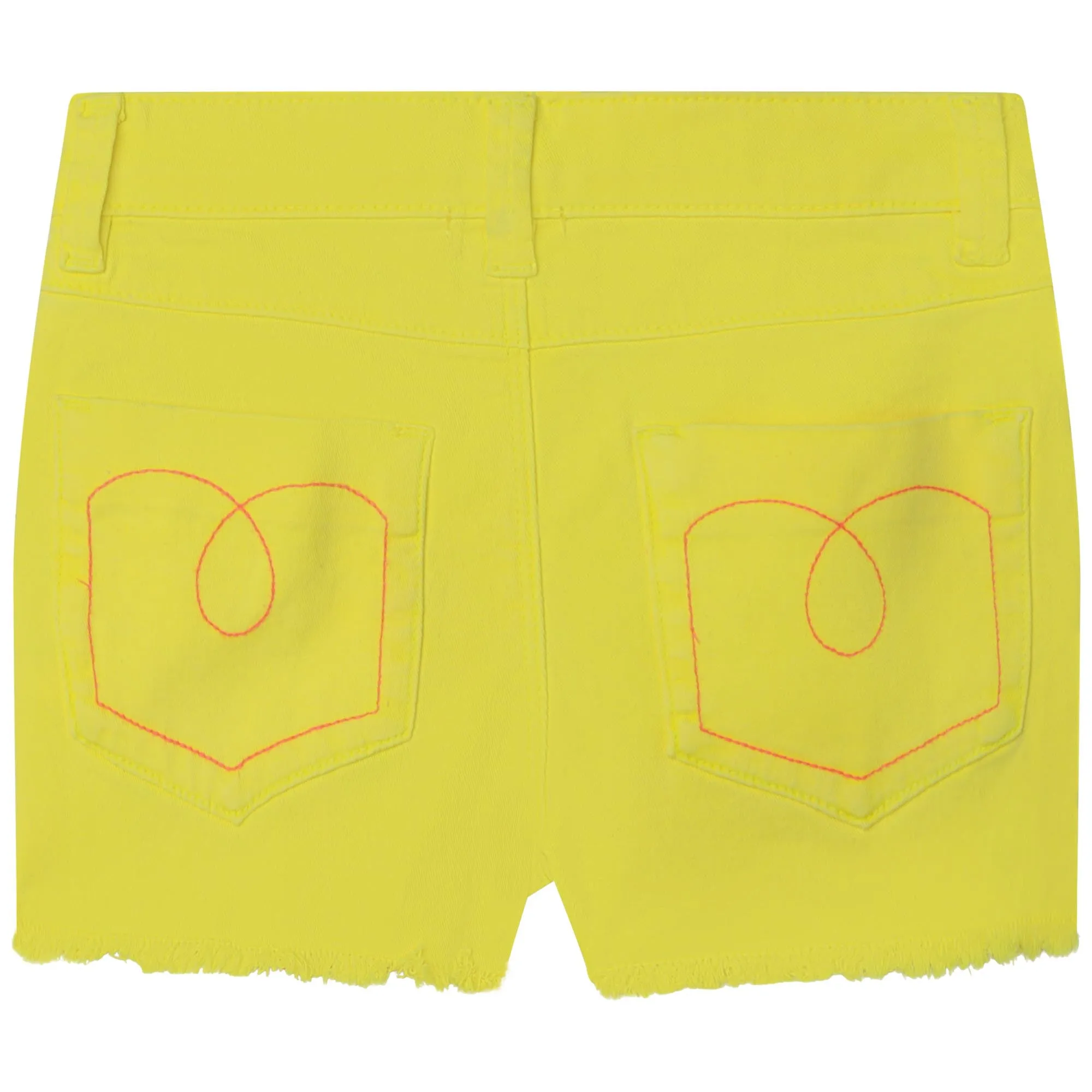 BB Yellow Sequin Love Shorts