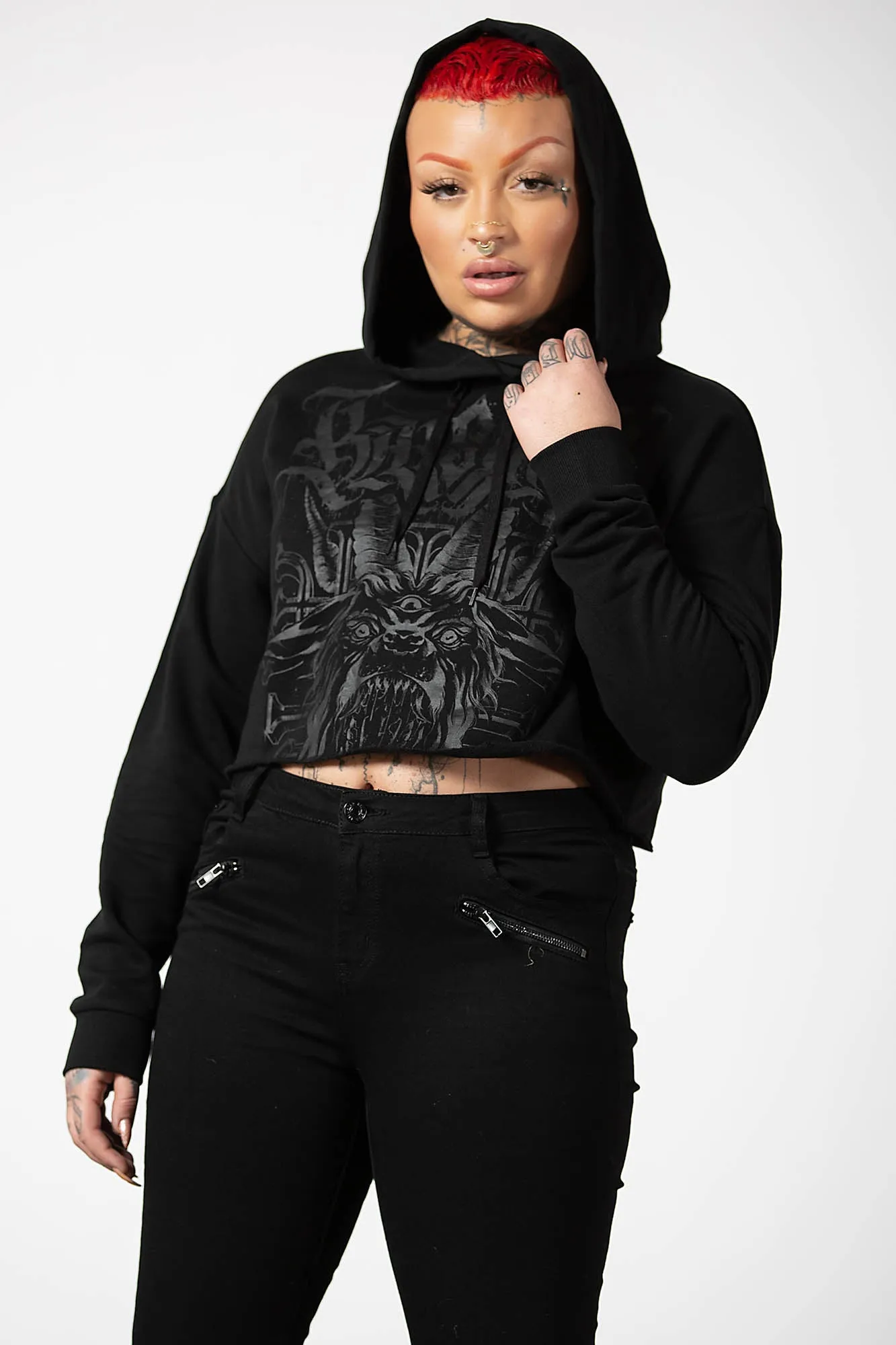 Bellow Cropped Hoodie