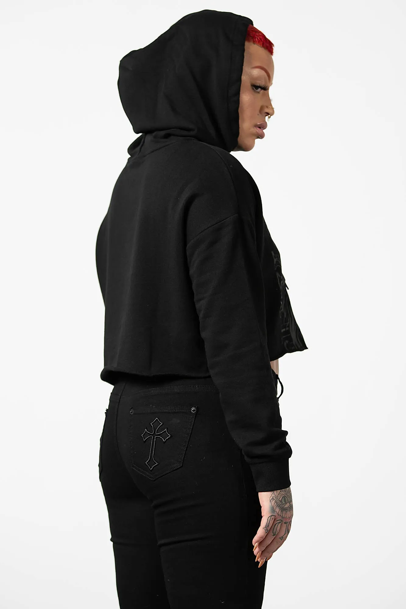 Bellow Cropped Hoodie