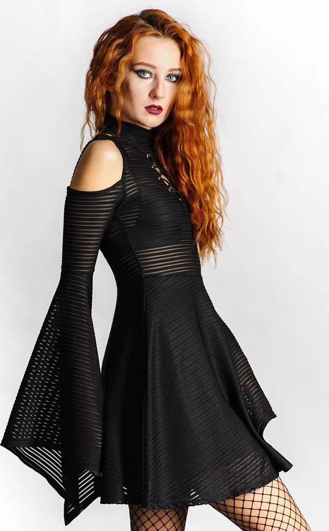 Between The Lines Skater Dress