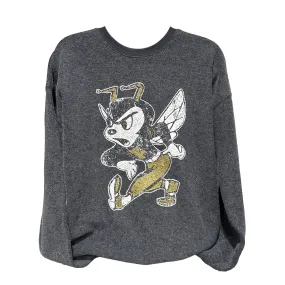 Big YJ Mascot Sueded Fleece Crewneck