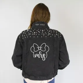 (Black Pearl) Mrs Style  Denim Jacket