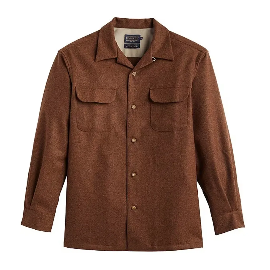 Board Shirt Rust Solid Fall 23'