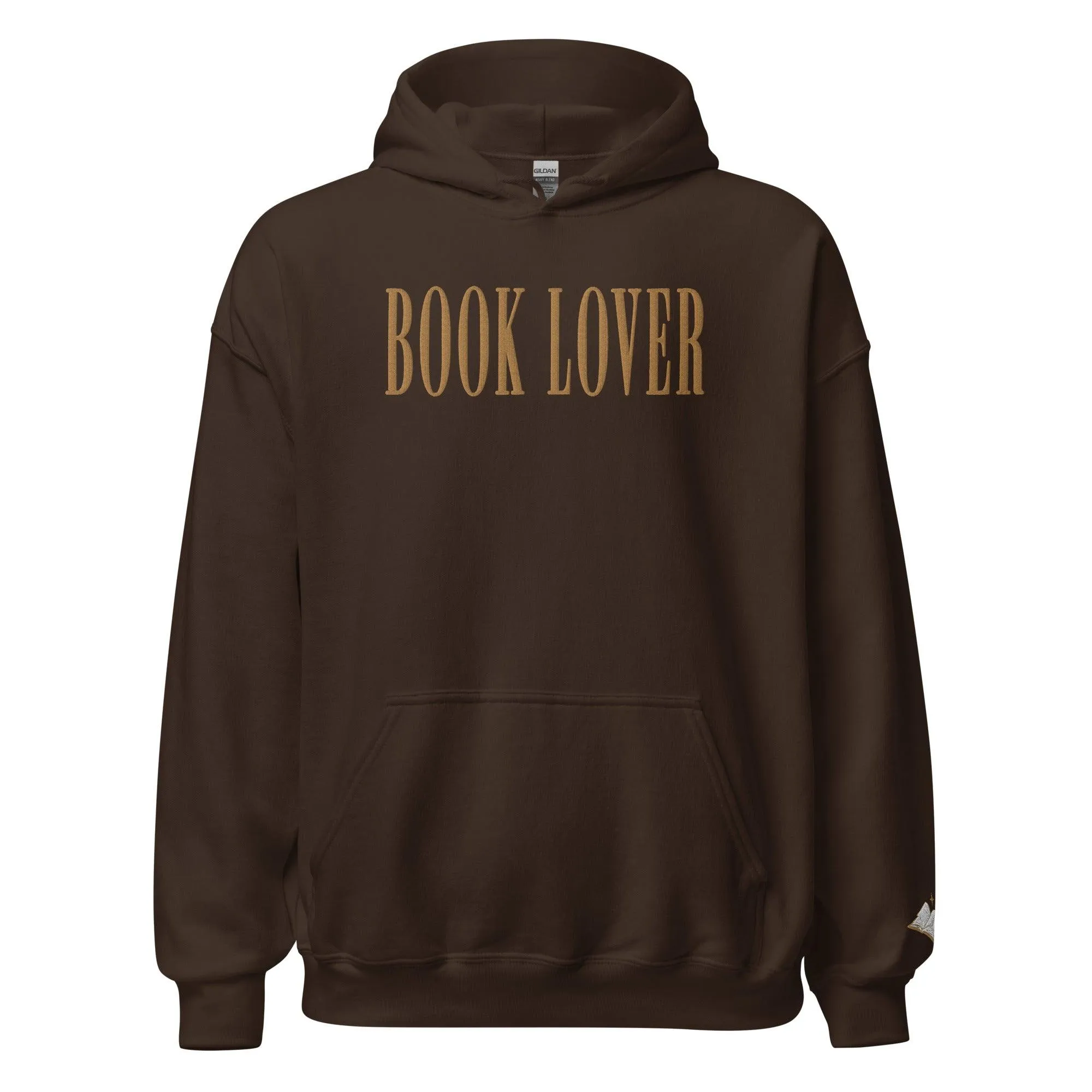 Book Lover Embroidered Hoodie