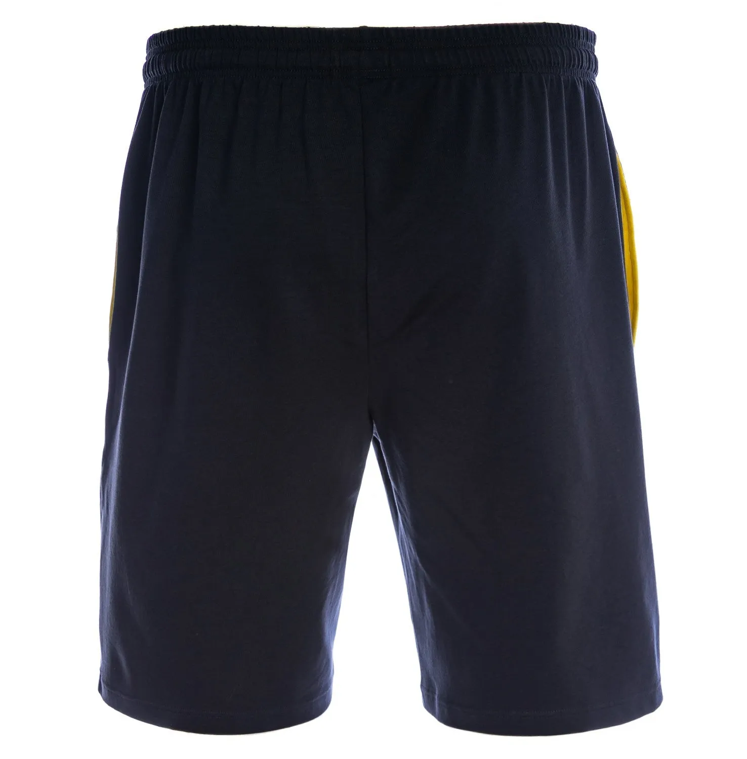 BOSS Mix & Match Sweat Short in Navy & Yellow