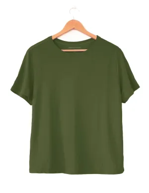 Boxy Tee - Olive