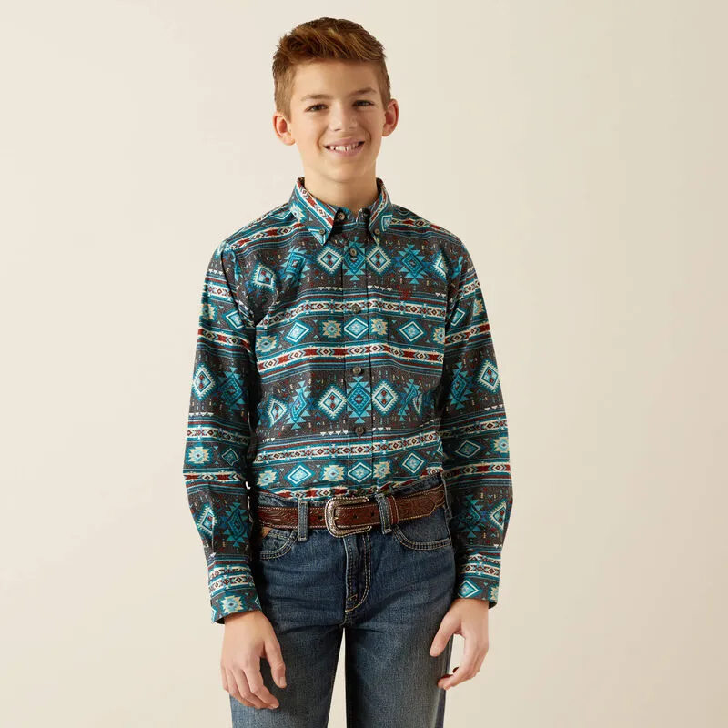 Boys Ariat Prestcot Classic Fit Long Sleeve Shirt - 10054072