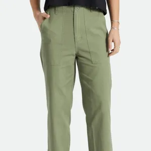 BRIXTON WOMENS VANCOUVER PANT OLIVE SURPLUS