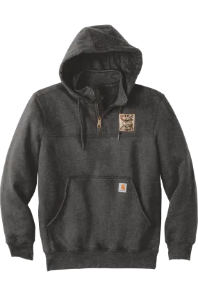 C-201 Carhartt ® Rain Defender ® Paxton Heavyweight Hooded Zip Mock Sweatshirt