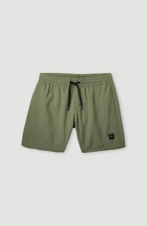 Cali Hybrid 13'' Swim Shorts | Deep Lichen Green