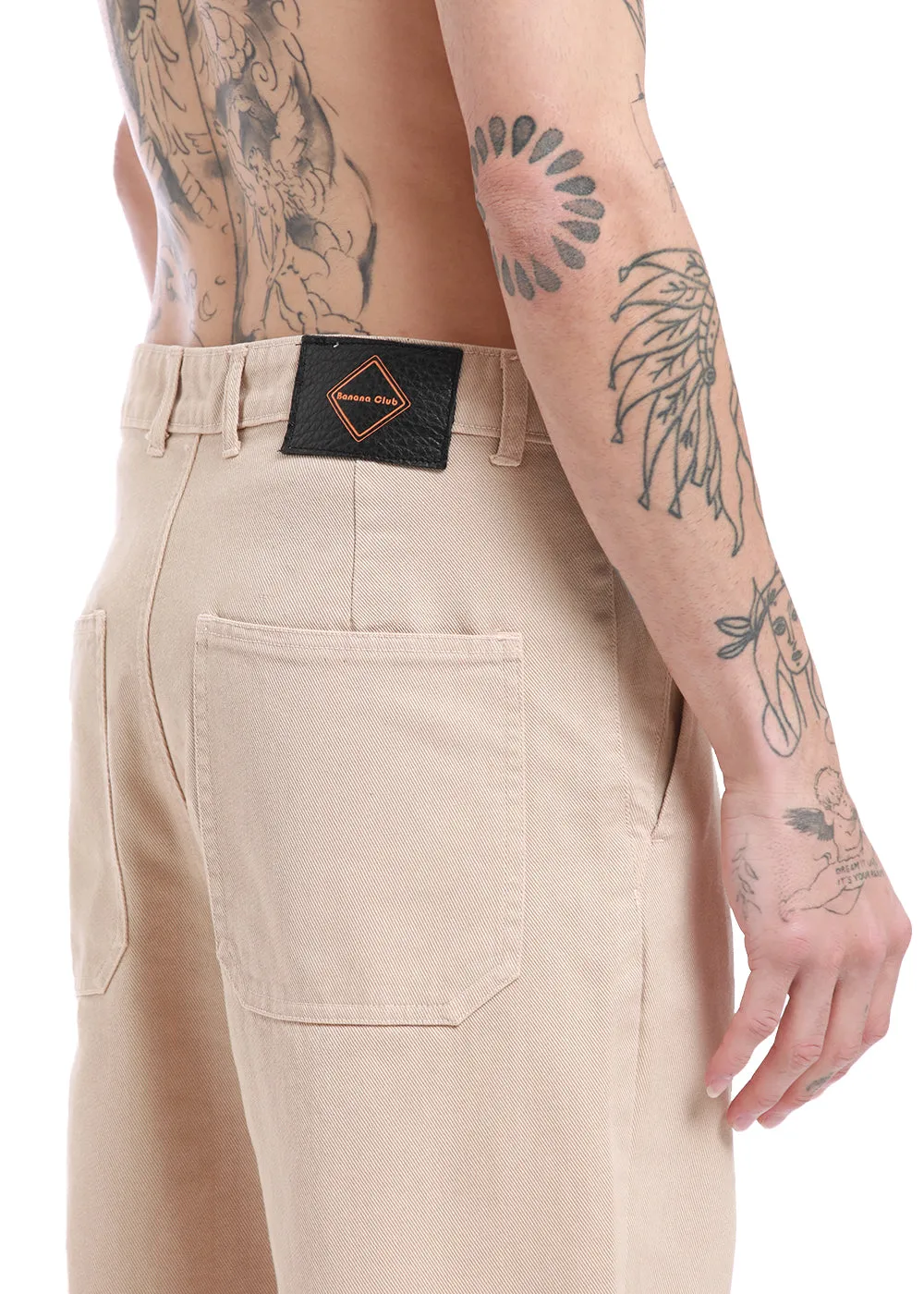 Cameo Beige Drill Denim