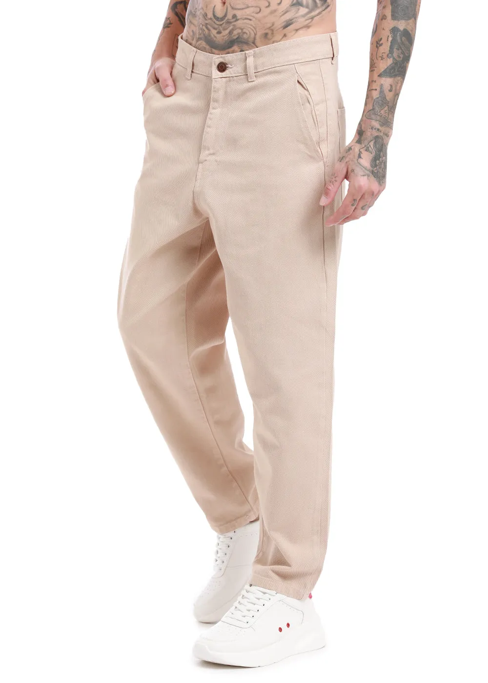 Cameo Beige Drill Denim