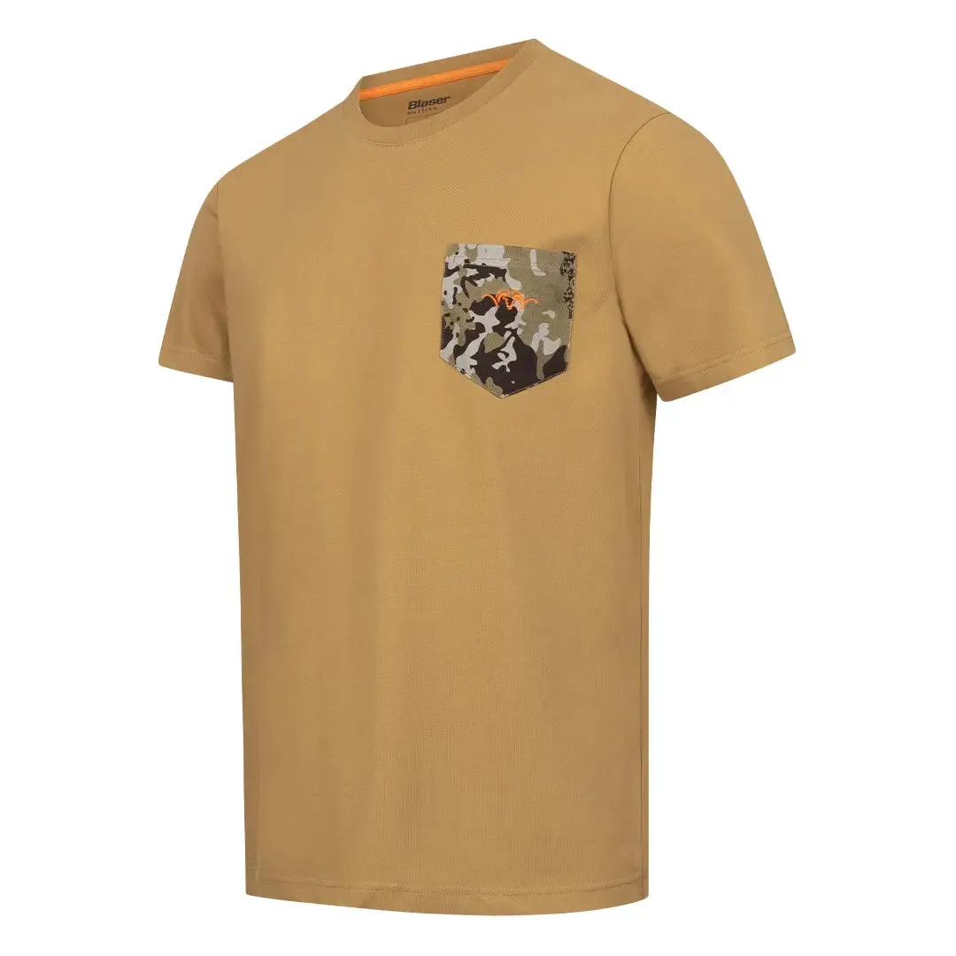 Camo Pocket T-Shirt 24 - Dull Gold by Blaser